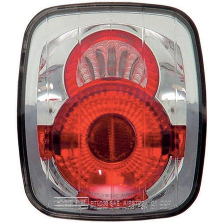 IPCW Jeep Wrangler 1987 - 2006 Tail Lamps, Crystal Eyes Crystal Clear IP304111